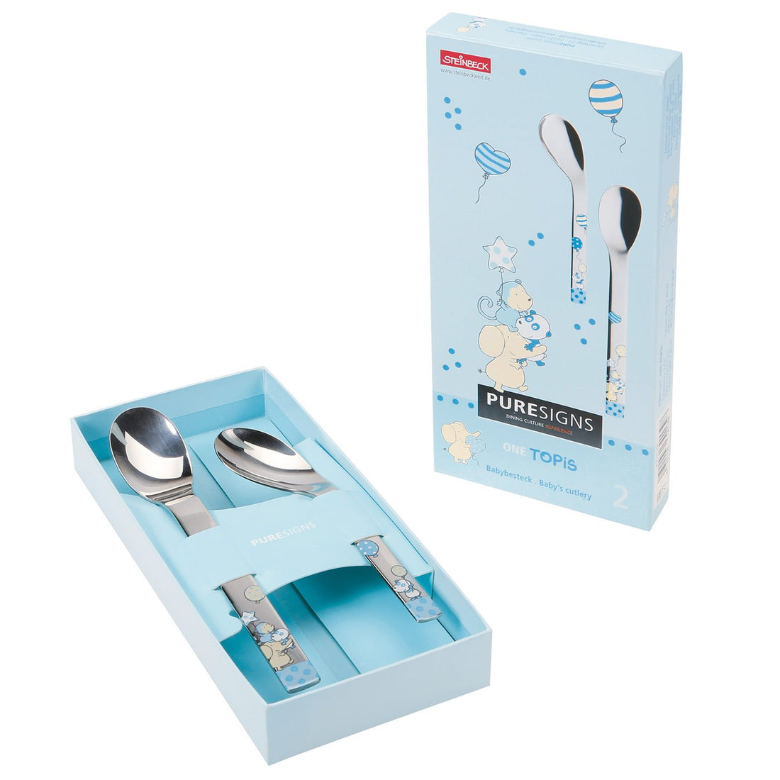 Babylöffel Set 2 - teilig TOPIS blau -