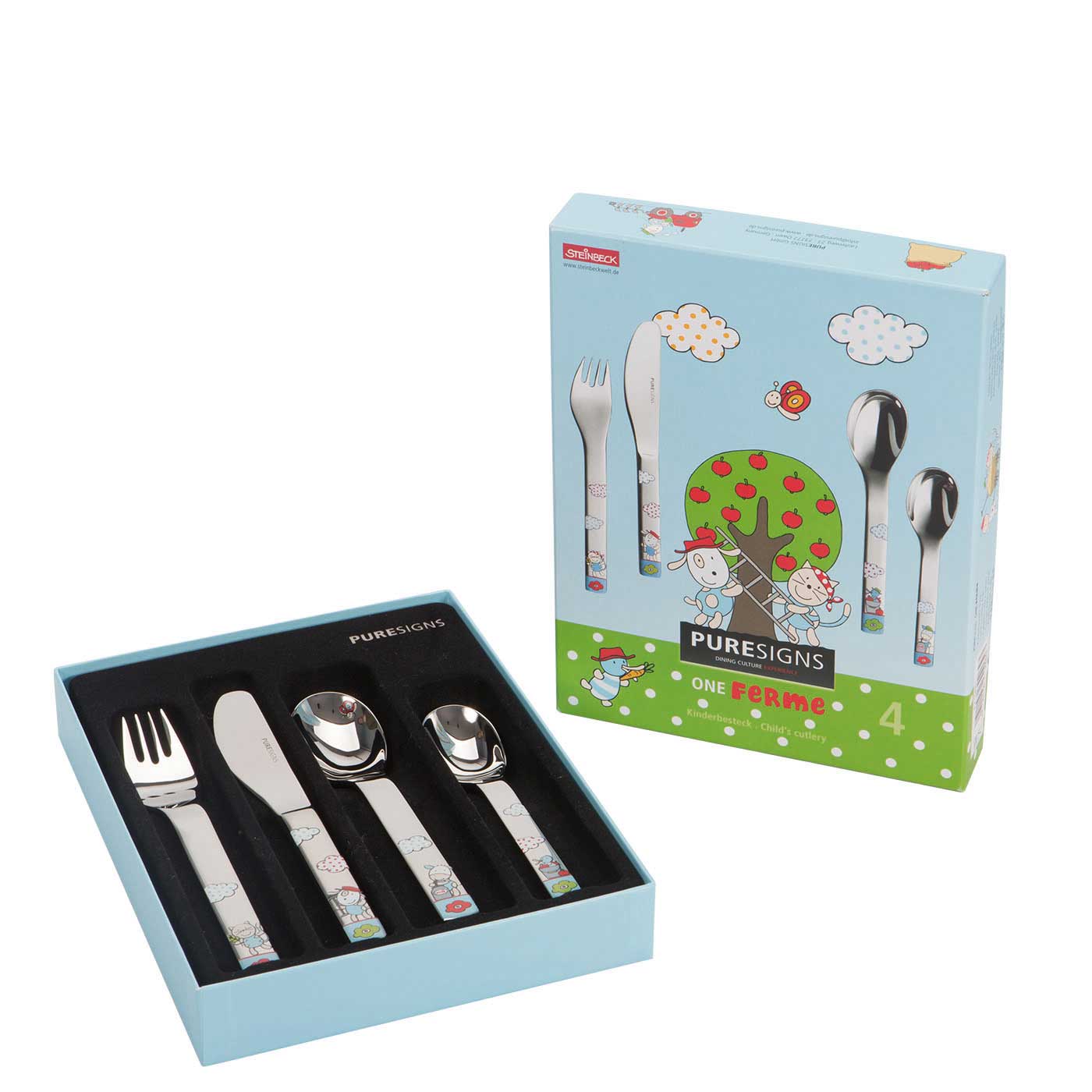 Kinderbesteck 4 - teilig FERME -