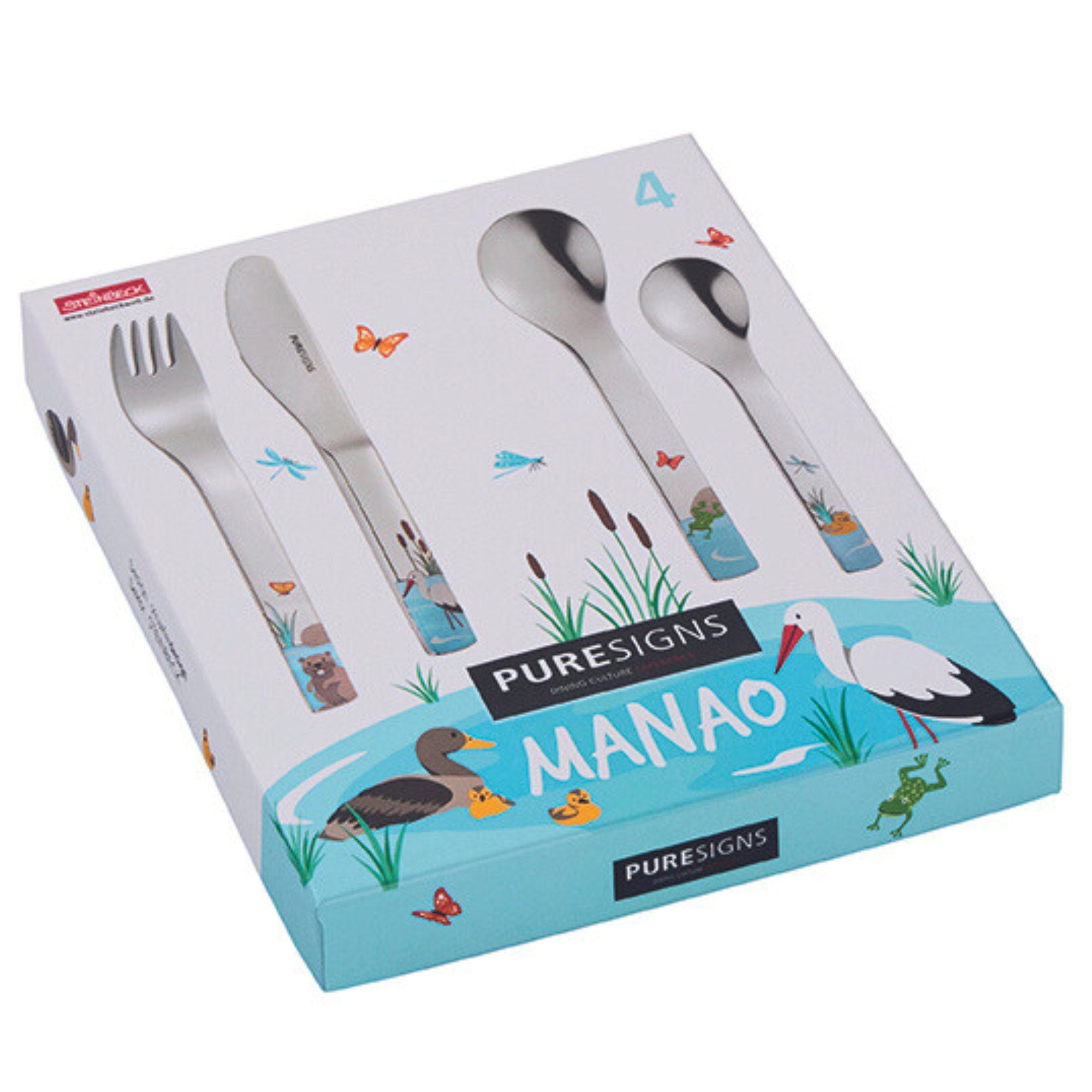 Kinderbesteck 4 - teilig MANAO -