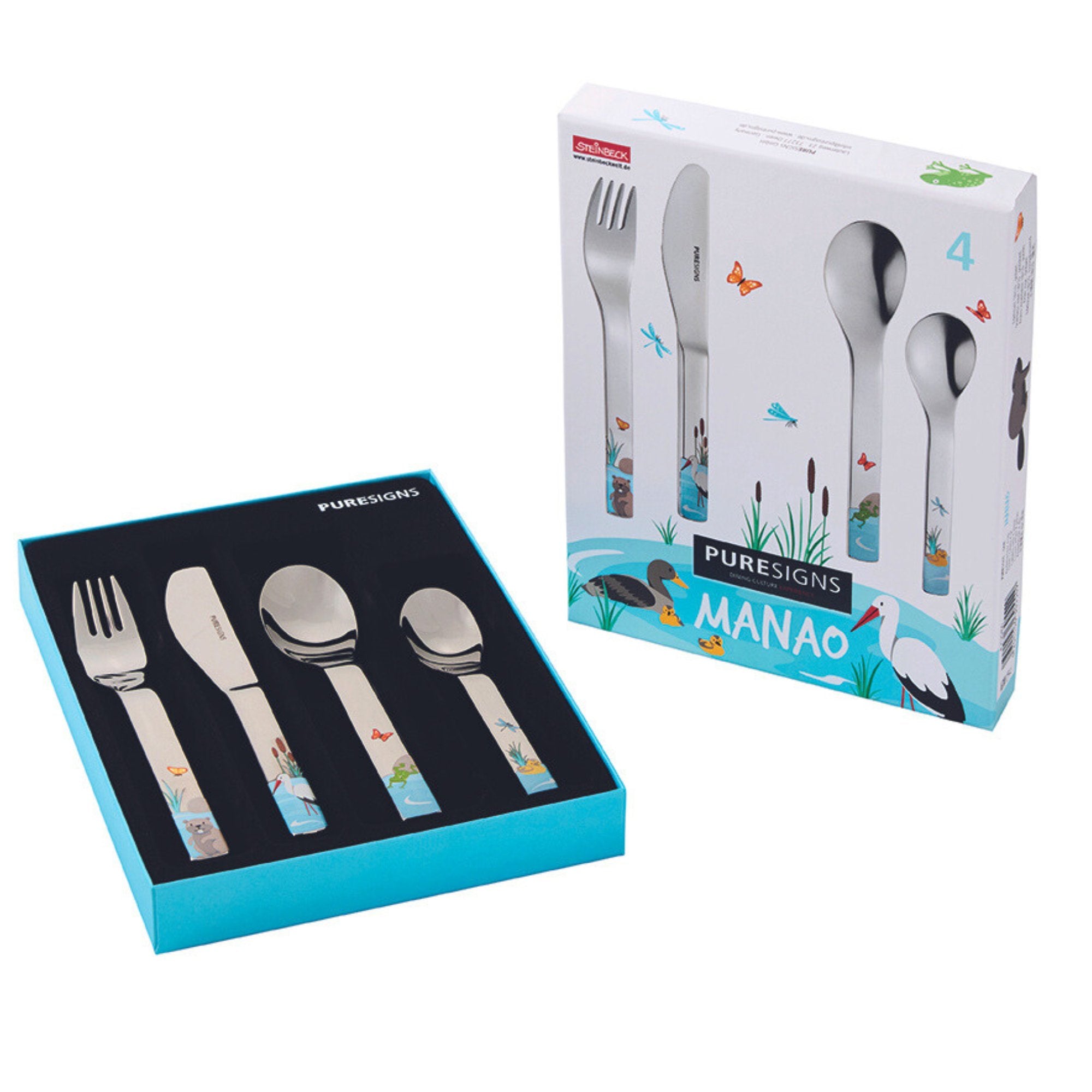 Kinderbesteck 4 - teilig MANAO -