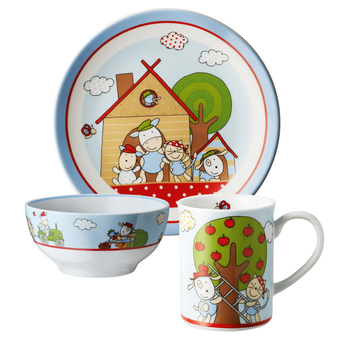 Kindergeschirr Set 3 - teilig FERME -