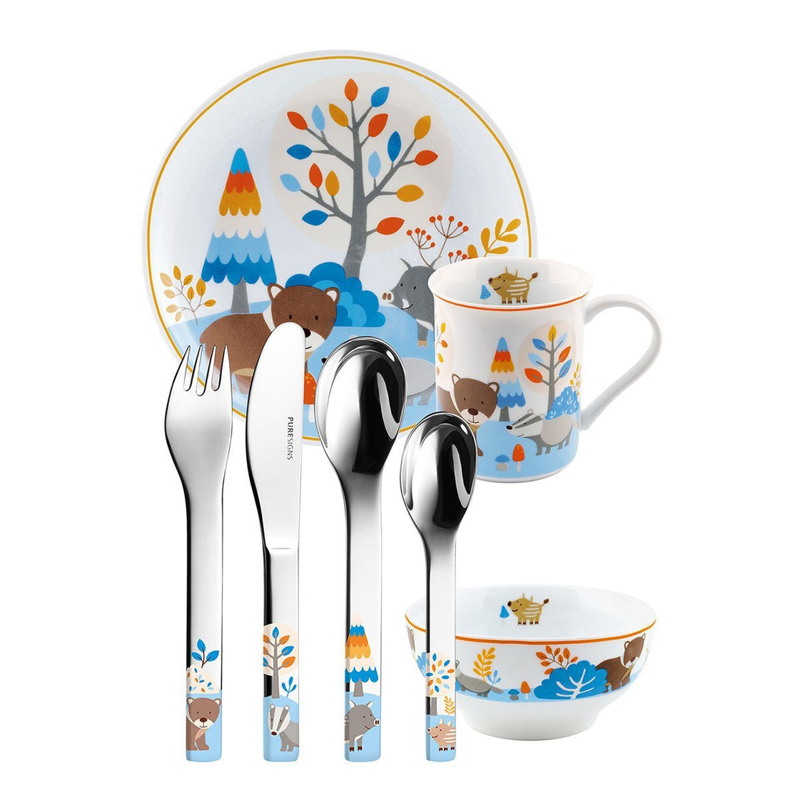 Kindergeschirr Set 7 - teilig FRIENDS -