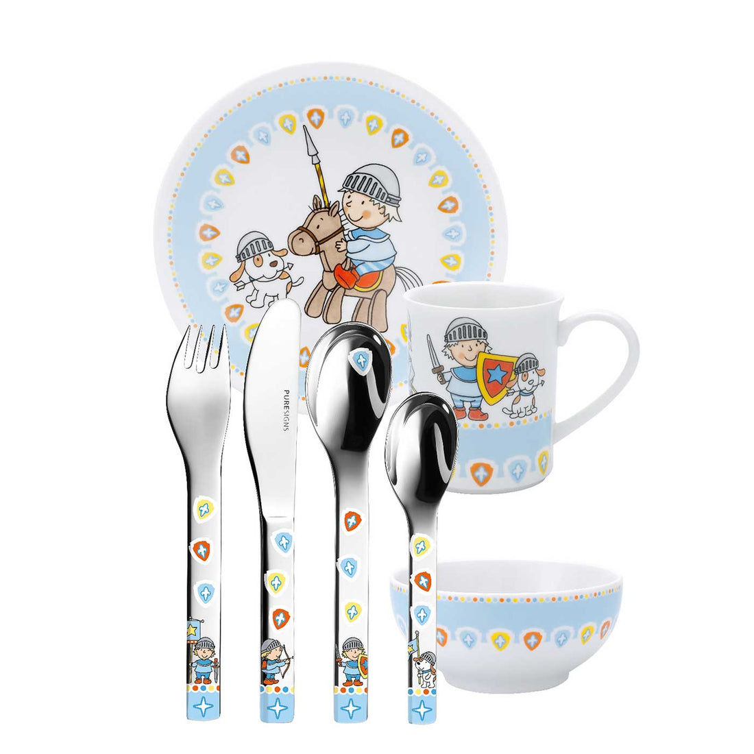 Kindergeschirr Set 7 - teilig MIKO -