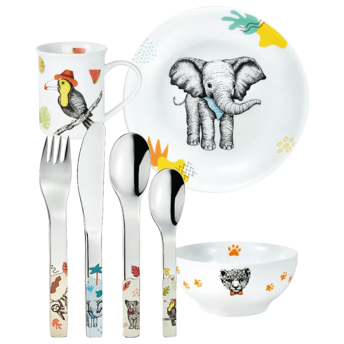 Kindergeschirr Set 7 - teilig NATURA -