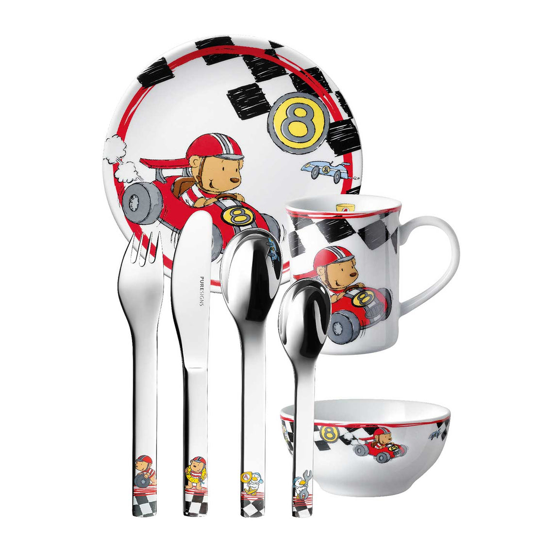 Kindergeschirr Set 7 - teilig QUICK -