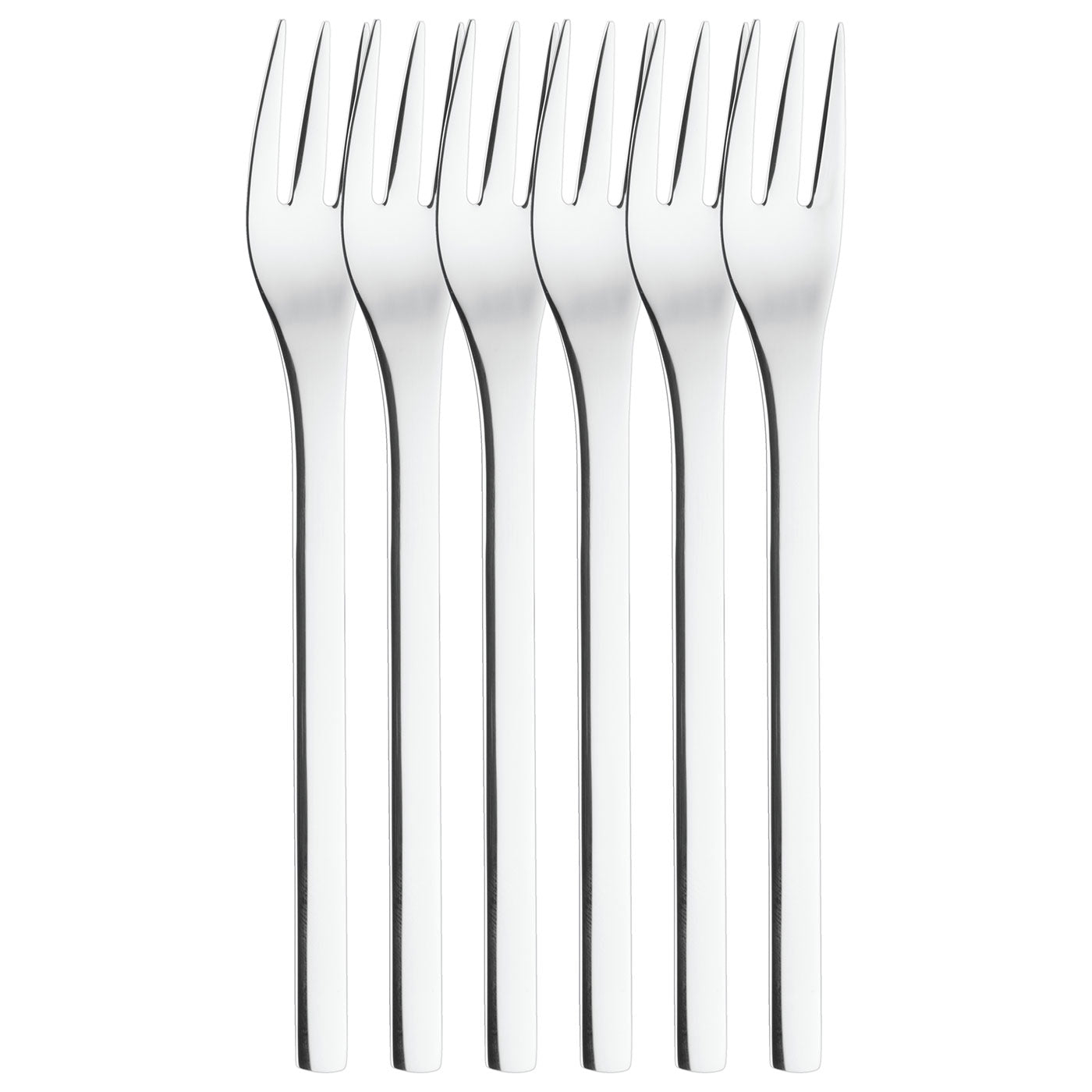 Kuchengabel 6 Stück ONE Extra poliert -